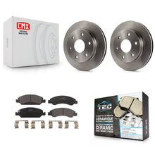 Load image into Gallery viewer, [Front] 2007 GMC Sierra 1500 Disc rear brakes Premium OE Brake Rotors &amp; Ceramic Pads Kit For Max Braking