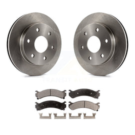 [Front] 2006 Chevrolet Express 2500 GMC Savana Premium OE Brake Rotors & Ceramic Pads Kit For Max Braking