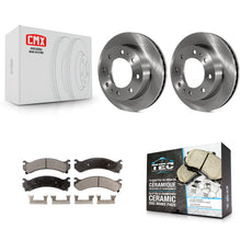 Load image into Gallery viewer, Front Brake Rotor Ceramic Pad Kit For Chevrolet Silverado 2500 HD GMC Express H2
