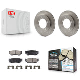 Front Brake Rotors Ceramic Pad Kit For 1999-2004 Chevrolet Tracker Suzuki Vitara