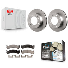 Load image into Gallery viewer, Front Brake Rotors Ceramic Pad Kit For Chevrolet Express 3500 GMC Savana HD 4500