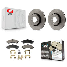 Load image into Gallery viewer, Front Brake Rotor Ceramic Pad Kit For Chevrolet Trailblazer GMC EXT Envoy XL XUV
