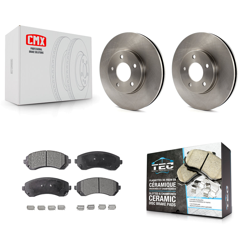 Front Brake Rotor Ceramic Pad Kit For Buick Rendezvous Chevrolet Venture Pontiac