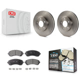 Front Brake Rotor Ceramic Pad Kit For Buick Rendezvous Chevrolet Venture Pontiac