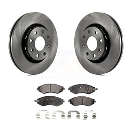 Front Brake Rotor & Ceramic Pad Kit For Chevrolet Aveo Spark Aveo5 EV Pontiac G3