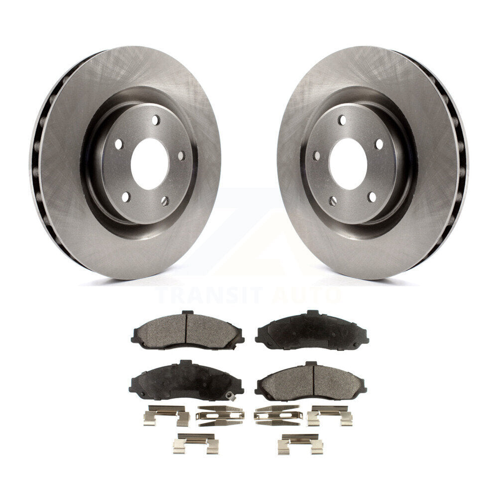 Front Disc Brake Rotors And Ceramic Pads Kit For Chevrolet Corvette Cadillac XLR