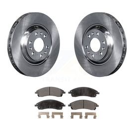 [Front] 2004-2009 Cadillac SRX Premium OE Brake Rotors & Ceramic Pads Kit For Max Braking