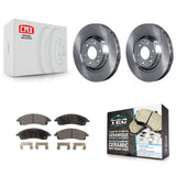 [Front] 2004-2009 Cadillac SRX Premium OE Brake Rotors & Ceramic Pads Kit For Max Braking