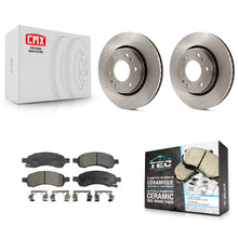 Load image into Gallery viewer, Front Disc Brake Rotor Ceramic Pad Kit For Chevrolet Trailblazer GMC Envoy Buick