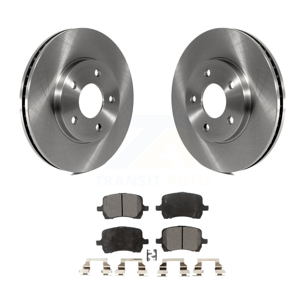 Front Disc Brake Rotors And Ceramic Pads Kit For Chevrolet HHR