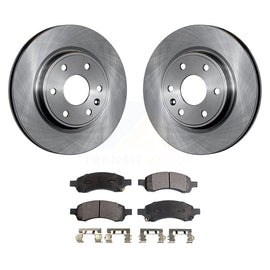 Front Brake Rotor Ceramic Pad Kit For Chevrolet Traverse GMC Acadia Buick Saturn