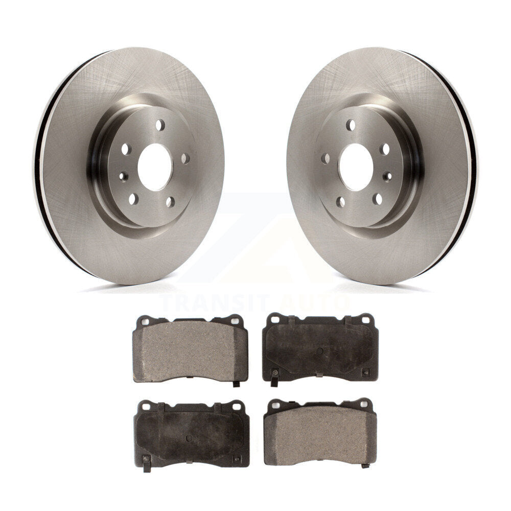 Front Disc Brake Rotors And Ceramic Pads Kit For Cadillac XTS Buick Regal