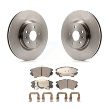 Charger l&#39;image dans la galerie, Front Disc Brake Rotors And Ceramic Pads Kit For 2011-2017 Chevrolet Caprice