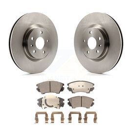 [Front] 2011-2017 Chevrolet Caprice Premium OE Brake Rotors & Ceramic Pads Kit For Max Braking