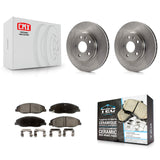 Front Disc Brake Rotors And Ceramic Pads Kit For Cadillac CTS