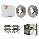 Front Disc Brake Rotors And Ceramic Pads Kit For Chevrolet Colorado GMC Canyon