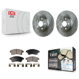 Front Disc Brake Rotors And Ceramic Pads Kit For Chevrolet Cruze Sonic Limited