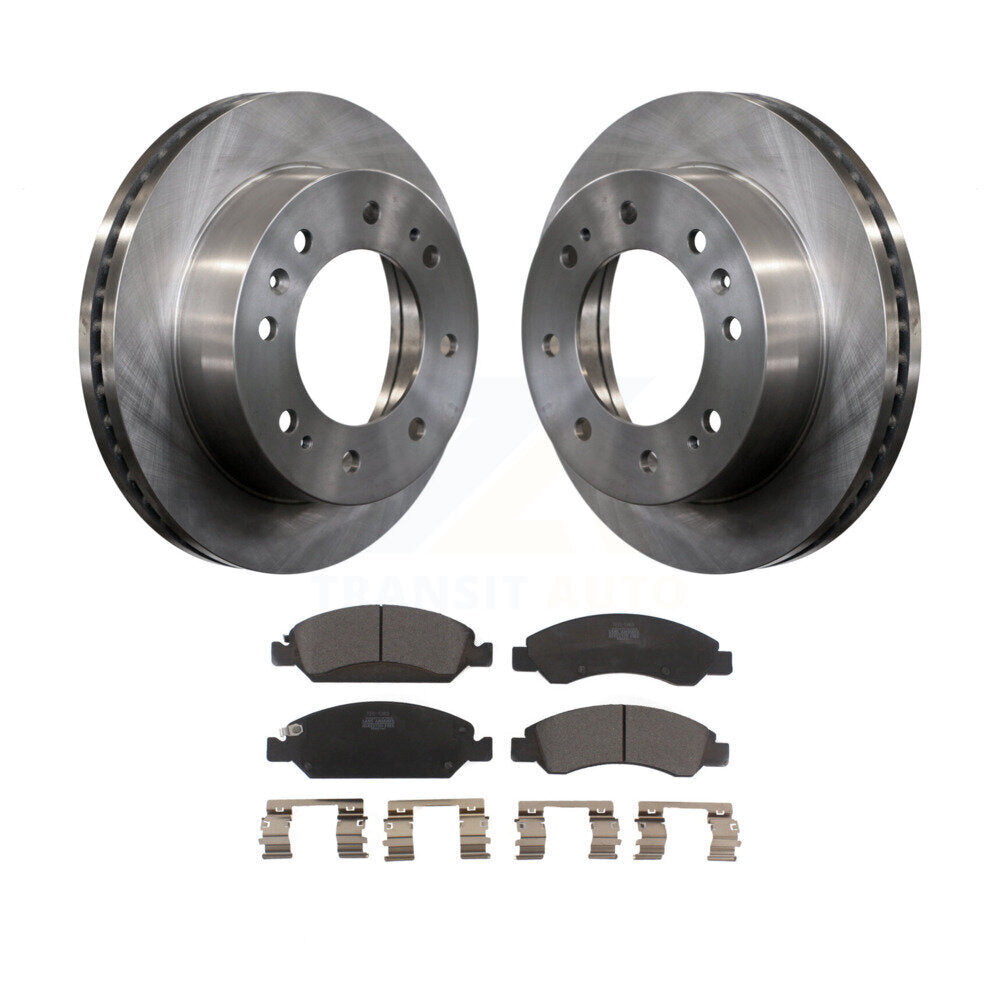 Front Disc Brake Rotor And Ceramic Pad Kit For Chevrolet Silverado 1500 Suburban