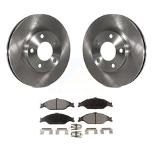 Charger l&#39;image dans la galerie, Front Disc Brake Rotors And Ceramic Pads Kit For Ford Mustang