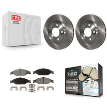 Load image into Gallery viewer, Front Disc Brake Rotors And Ceramic Pads Kit For Ford Mustang