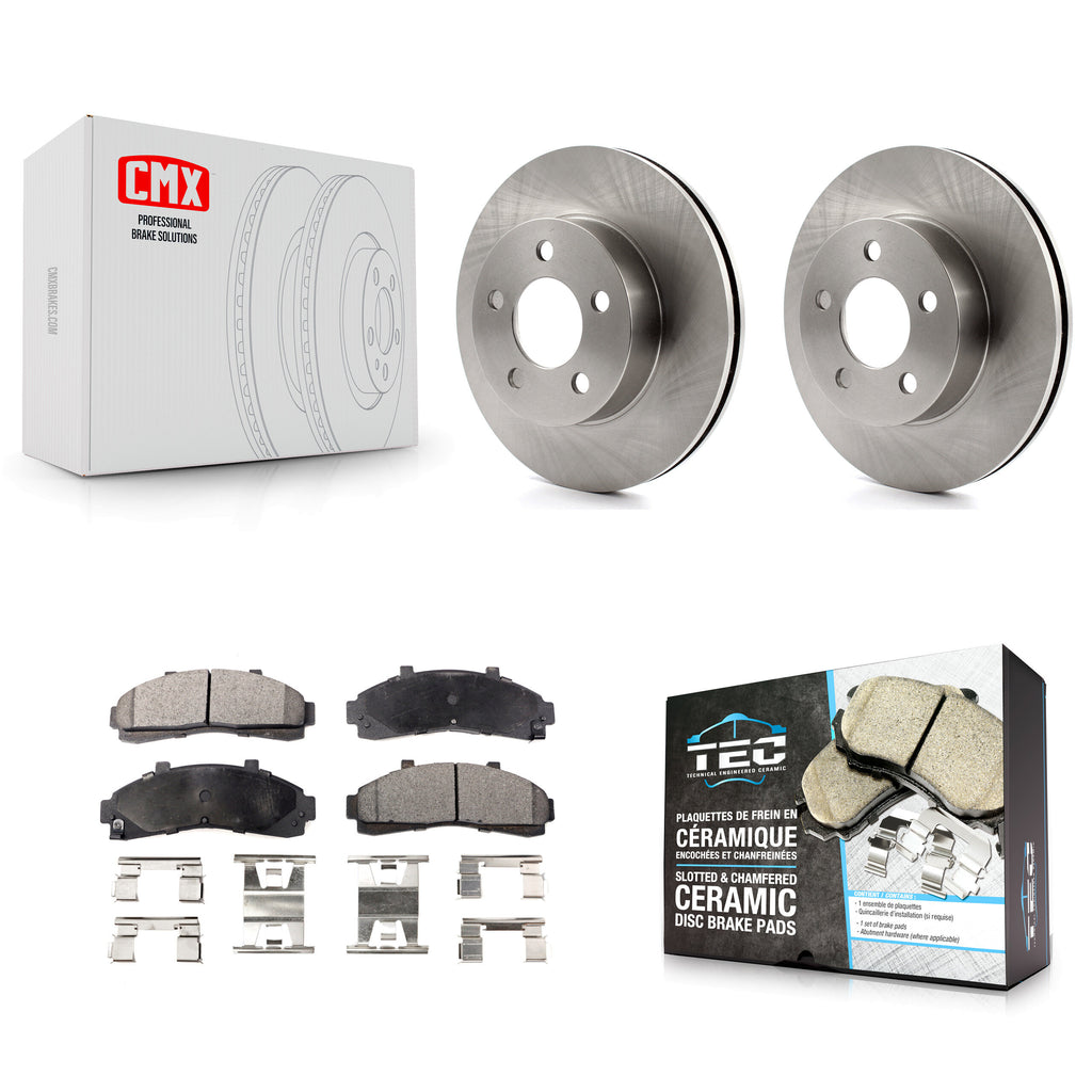 Front Brake Rotor & Ceramic Pad Kit For Ford Ranger Explorer Mercury Mountaineer