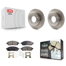 Load image into Gallery viewer, [Front] 2004 Ford F-150 4WD With 5 Lug Wheels Premium OE Brake Rotors &amp; Ceramic Pads Kit For Max Braking