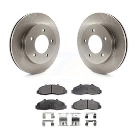 Front Disc Brake Rotors And Ceramic Pads Kit For Ford F-150 Heritage 4WD