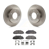 Front Disc Brake Rotors And Ceramic Pads Kit For Ford F-150 Heritage 4WD