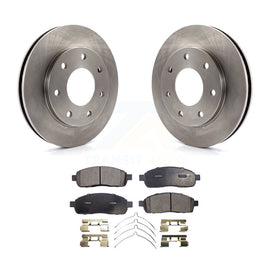 [Front] 2004 Ford F-150 4WD Premium OE Brake Rotors & Ceramic Pads Kit For Max Braking