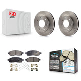 [Front] 2004 Ford F-150 4WD Premium OE Brake Rotors & Ceramic Pads Kit For Max Braking