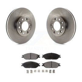 [Front] 1999-2003 Ford Windstar Premium OE Brake Rotors & Ceramic Pads Kit For Max Braking