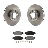 Front Disc Brake Rotors And Ceramic Pads Kit For 1999-2003 Ford Windstar