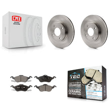 Load image into Gallery viewer, Front Disc Brake Rotors And Ceramic Pads Kit For Ford Focus