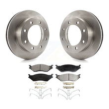 Charger l&#39;image dans la galerie, Front Disc Brake Rotors And Ceramic Pads Kit For Ford F-550 Super Duty F-450