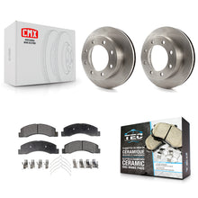 Load image into Gallery viewer, Front Disc Brake Rotor Ceramic Pad Kit For Ford F-250 Super Duty F-350 Excursion