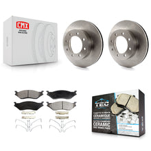 Load image into Gallery viewer, Front Disc Brake Rotor And Ceramic Pad Kit For Ford E-550 Super Duty F-450 F-550