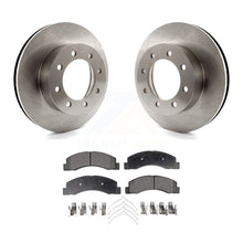 Charger l&#39;image dans la galerie, Front Disc Brake Rotors And Ceramic Pads Kit For Ford F-250 Super Duty F-350