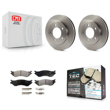 Load image into Gallery viewer, Front Disc Brake Rotor Ceramic Pad Kit For Ford Expedition Lincoln Navigator 4WD