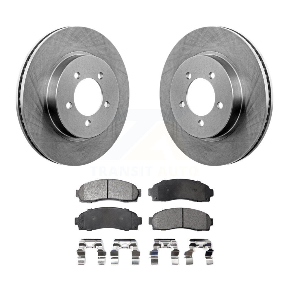 Front Disc Brake Rotor And Ceramic Pad Kit For Ford Explorer Mercury Mountaineer