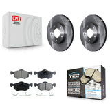 Front Brake Rotors Ceramic Pad Kit For Ford Escape Mazda Tribute Mercury Mariner
