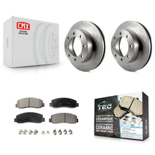 Load image into Gallery viewer, Front Disc Brake Rotors And Ceramic Pads Kit For Ford F-250 Super Duty F-350