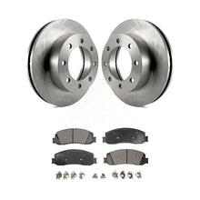 Charger l&#39;image dans la galerie, Front Disc Brake Rotors And Ceramic Pads Kit For Ford F-350 Super Duty F-250 4WD