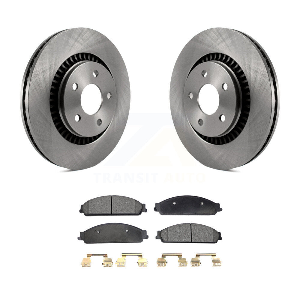Front Brake Rotor Ceramic Pad Kit For Ford Five Hundred Freestyle Taurus Mercury