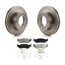 Load image into Gallery viewer, Front Brake Rotors Ceramic Pad Kit For Ford F-450 Super Duty F-550 International