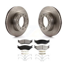 Charger l&#39;image dans la galerie, Front Brake Rotors Ceramic Pad Kit For Ford F-450 Super Duty F-550 International