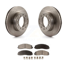 Charger l&#39;image dans la galerie, Front Disc Brake Rotors And Ceramic Pads Kit For Ford F-350 Super Duty F-250