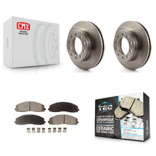 Load image into Gallery viewer, Front Disc Brake Rotors And Ceramic Pads Kit For Ford F-350 Super Duty F-250