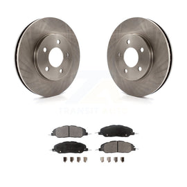 [Front] 2005-2010 Ford Mustang Base Premium OE Brake Rotors & Ceramic Pads Kit For Max Braking