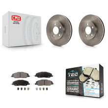 Load image into Gallery viewer, [Front] 2005-2010 Ford Mustang Base Premium OE Brake Rotors &amp; Ceramic Pads Kit For Max Braking