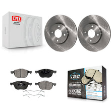 Load image into Gallery viewer, [Front] 2005-2007 Ford Focus Premium OE Brake Rotors &amp; Ceramic Pads Kit For Max Braking